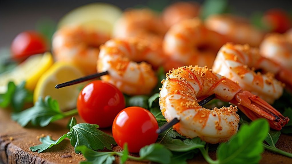 spiced prawn skewers recipe