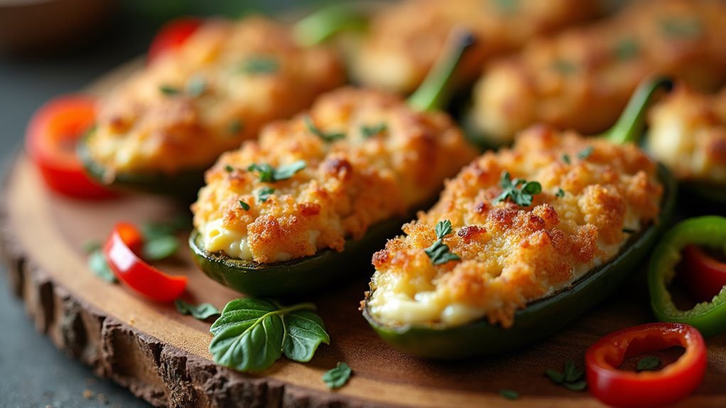 spicy stuffed jalape o snacks