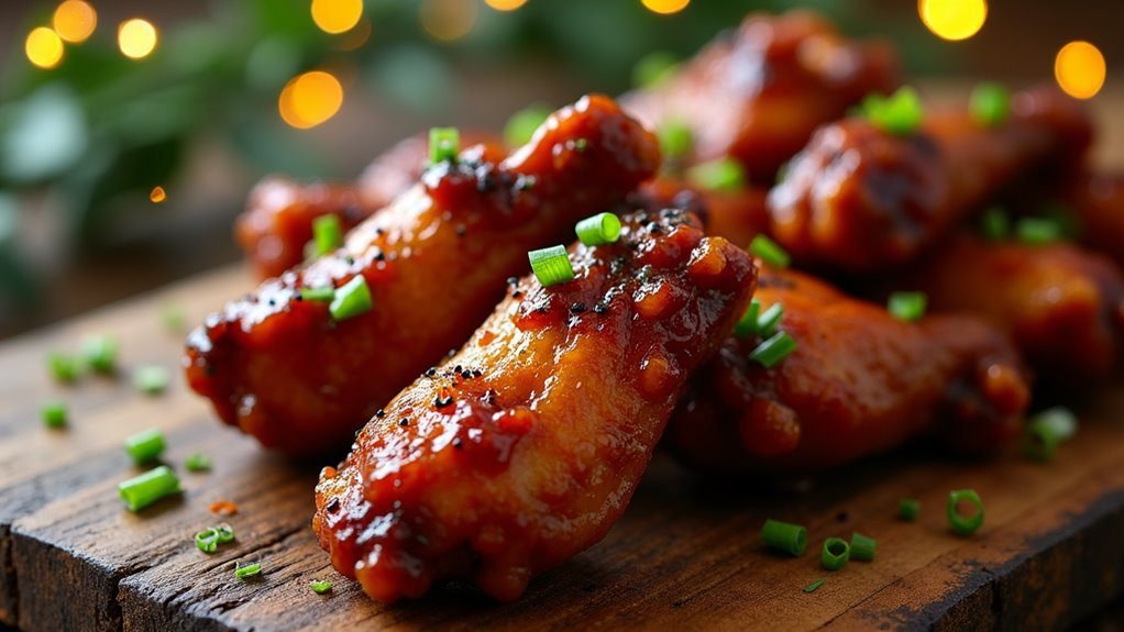 sweet and savory wings