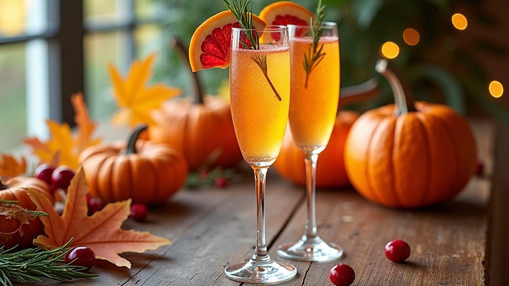 thanksgiving mimosa mocktail recipes