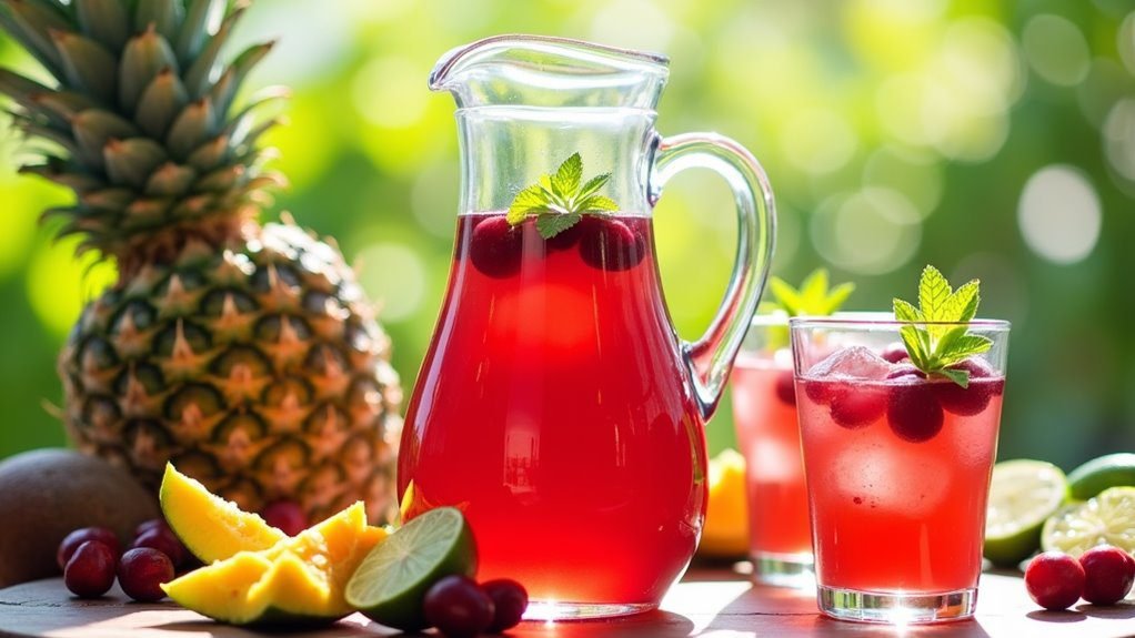 tropical cranberry beverage delight