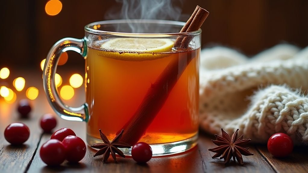 warm alcoholic beverage remedy