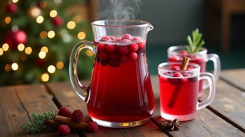 warm berry spice drink