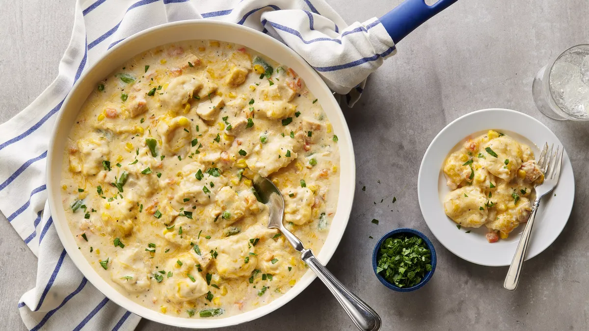 Cheesy Chicken and Dumplings