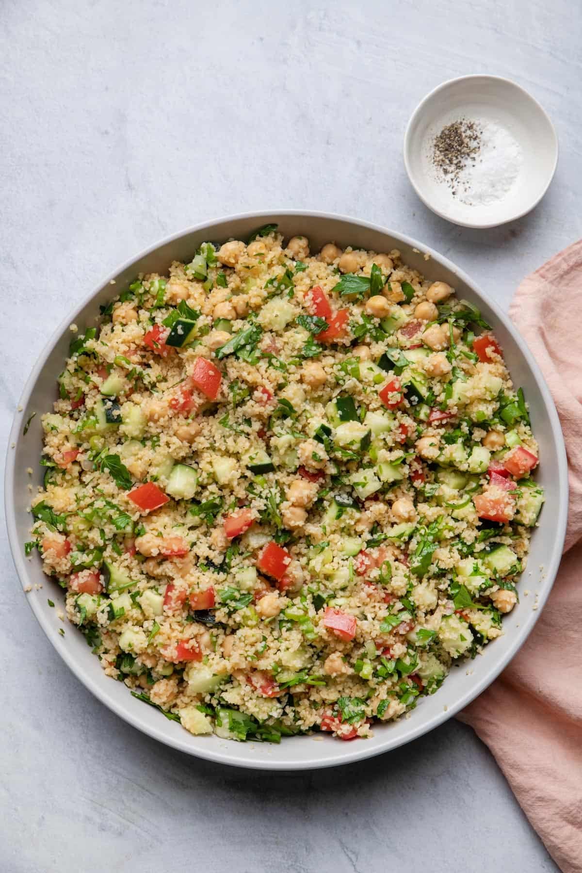 Bulgur Chickpea Salad