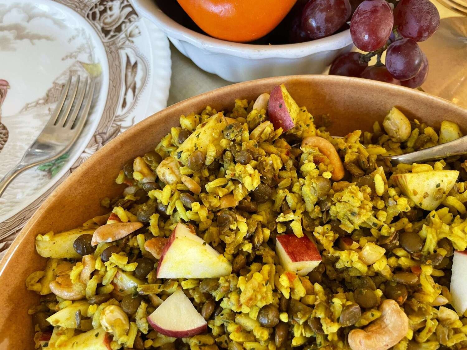 You are currently viewing Harvest Curry Lentil Salad with Fresh Apples