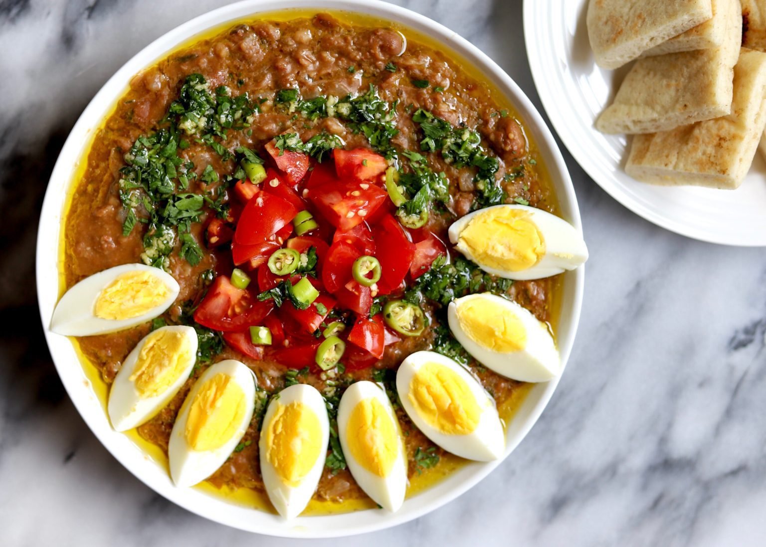 Simple and Hearty Sudanese Ful Medames and Homemade Pita ...