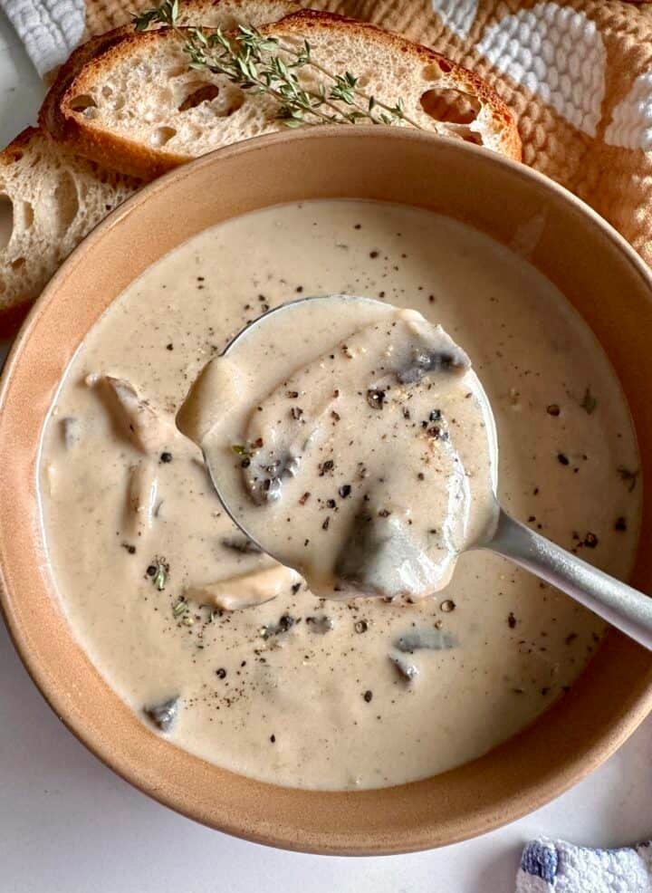 easy creamy mushroom soup