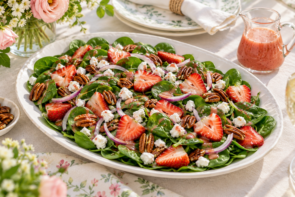 Spinach and Strawberry Salad