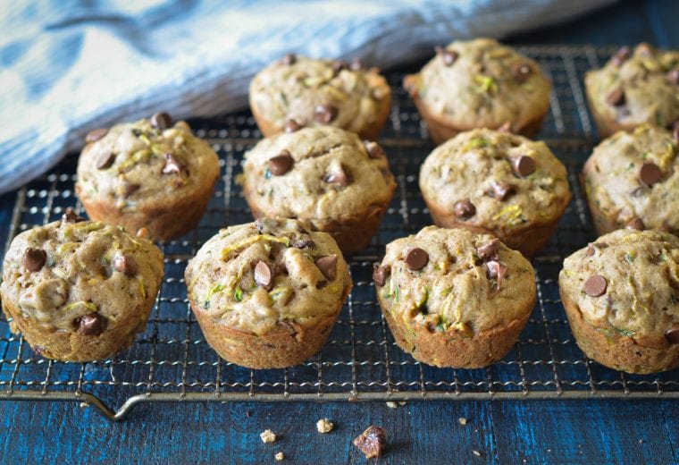 zucchini chocolate chip muffins