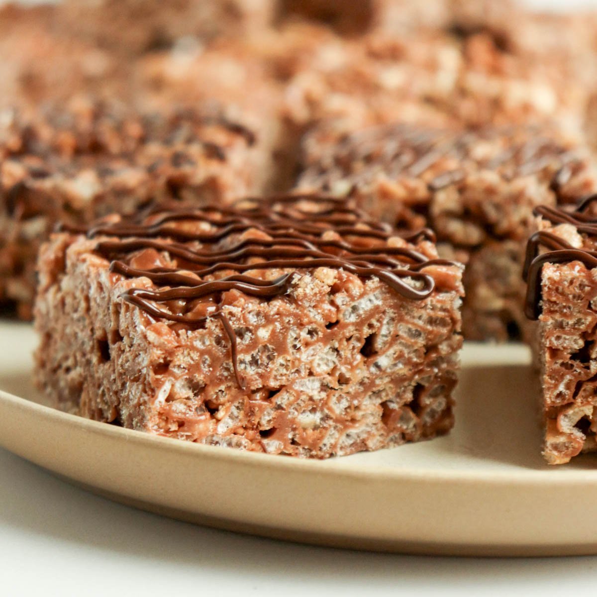 Nutella Rice Krispie Treats - Knead Some Sweets