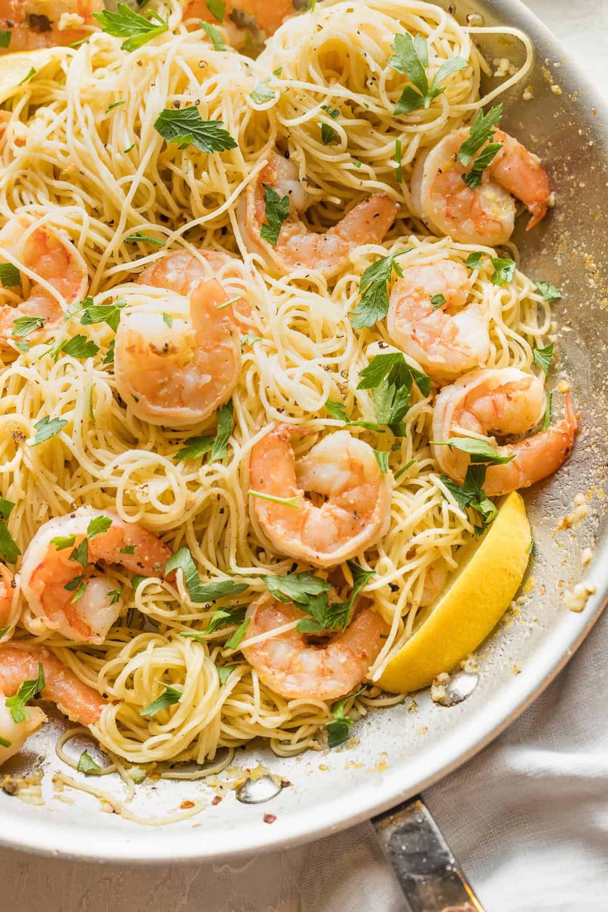 Easy Shrimp Scampi Pasta