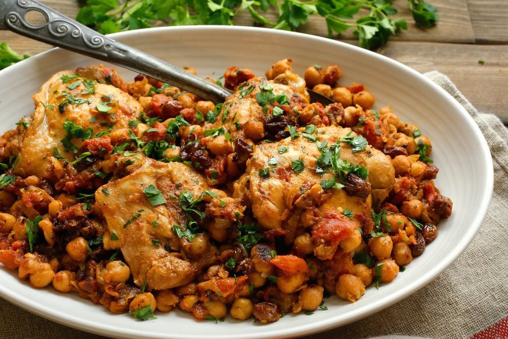 Chicken and Chickpea Tagine