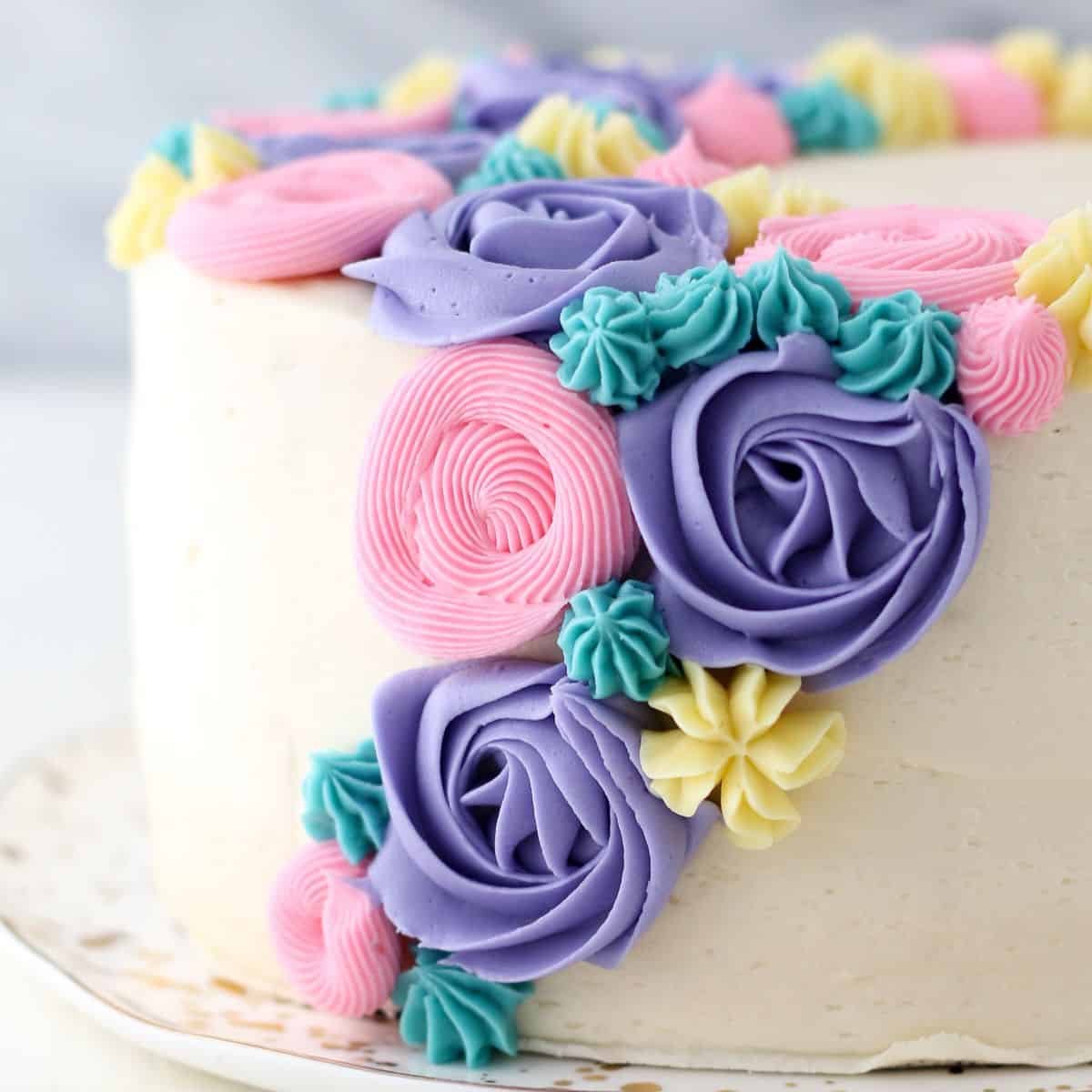 Buttercream Flower Cake