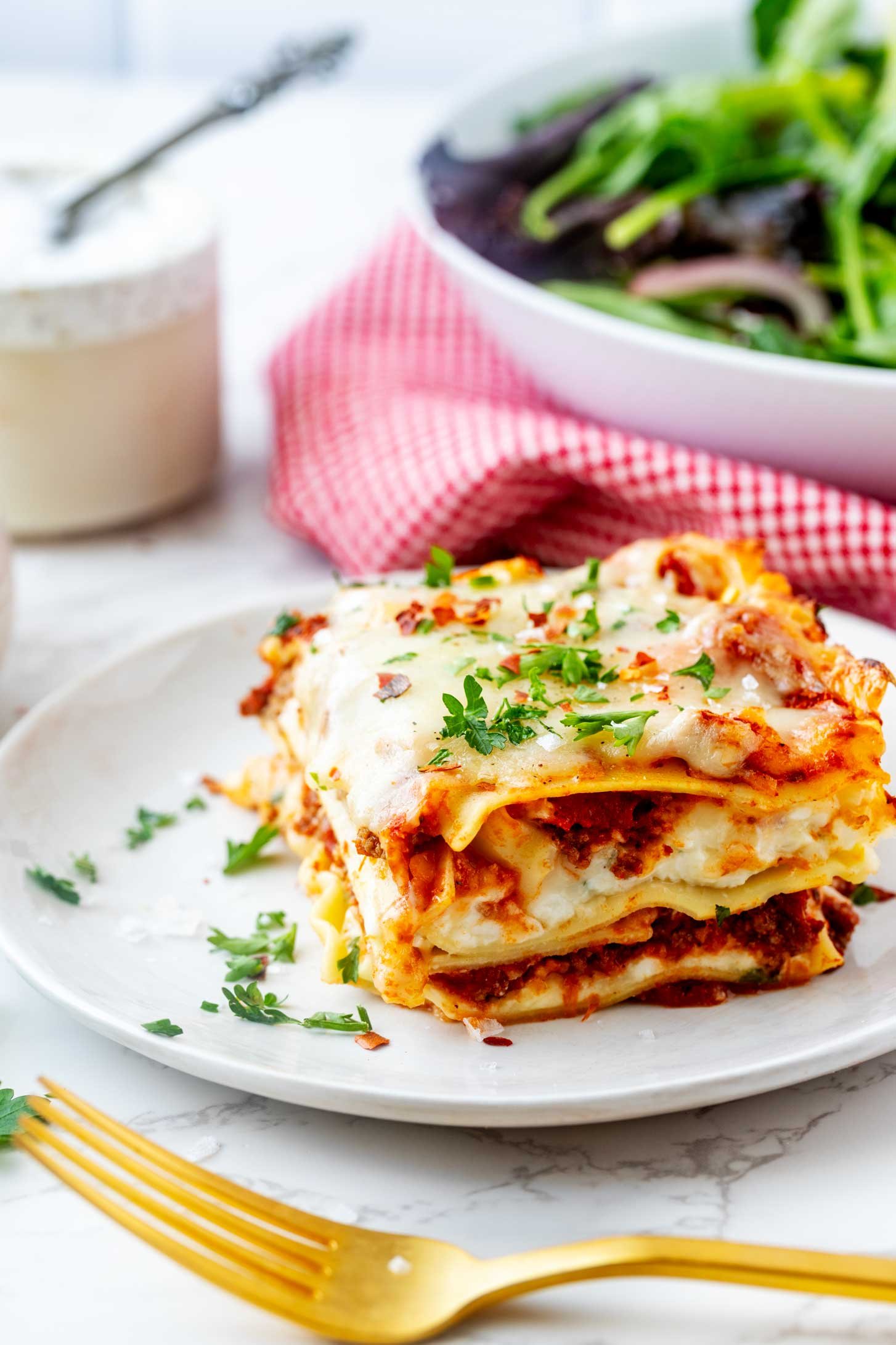 Cottage Cheese Lasagna
