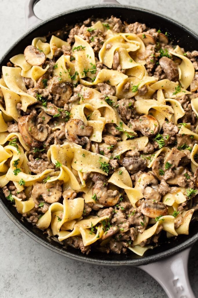 Ground Beef Stroganoff Recipe