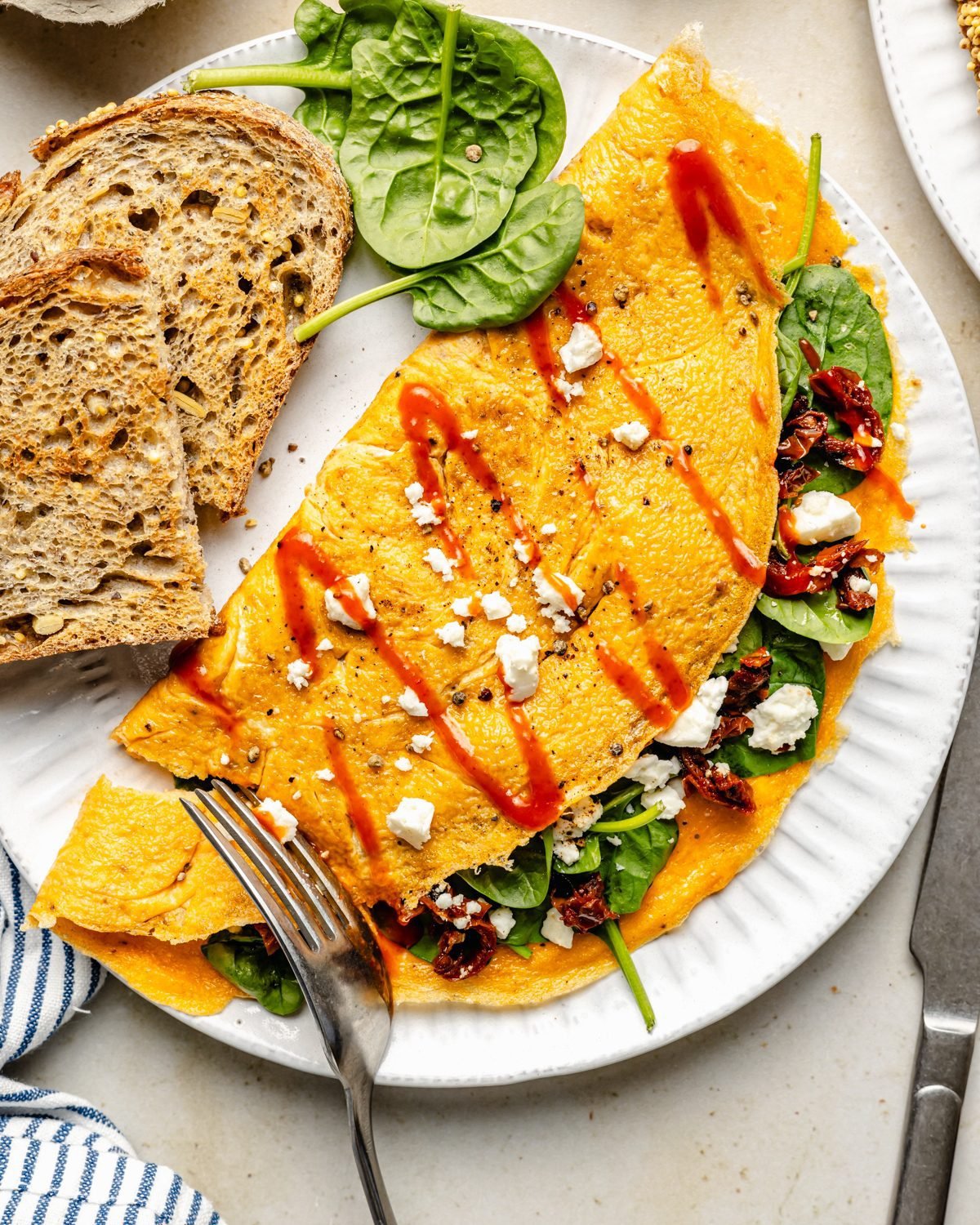 High Protein Omelette | Gimme Delicious