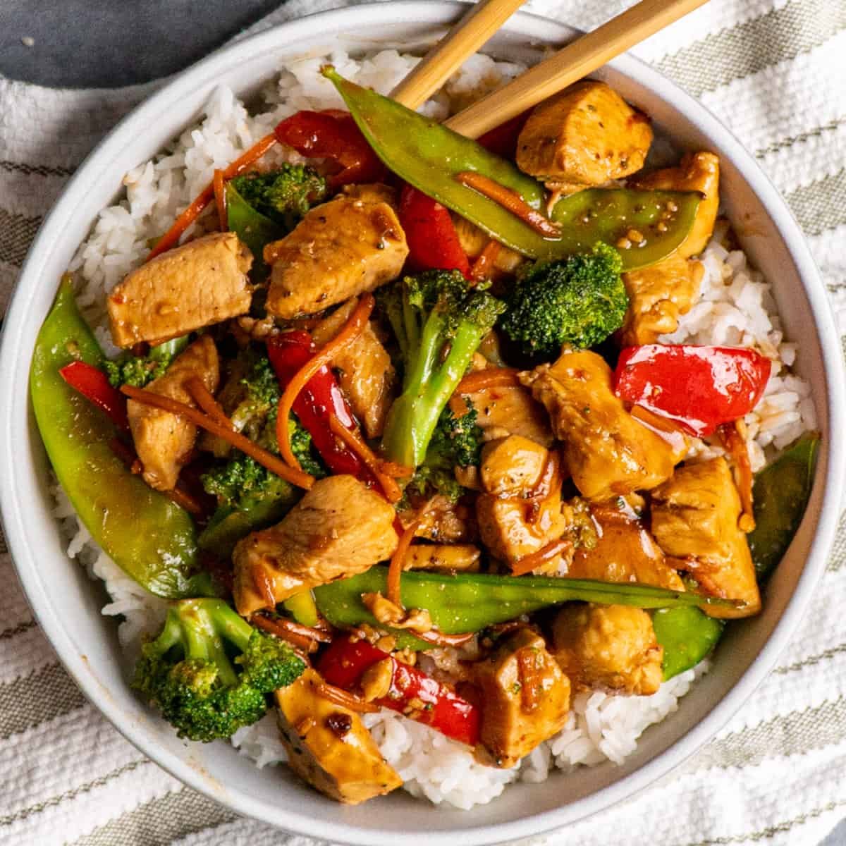 Garlic Honey Chicken Stir Fry