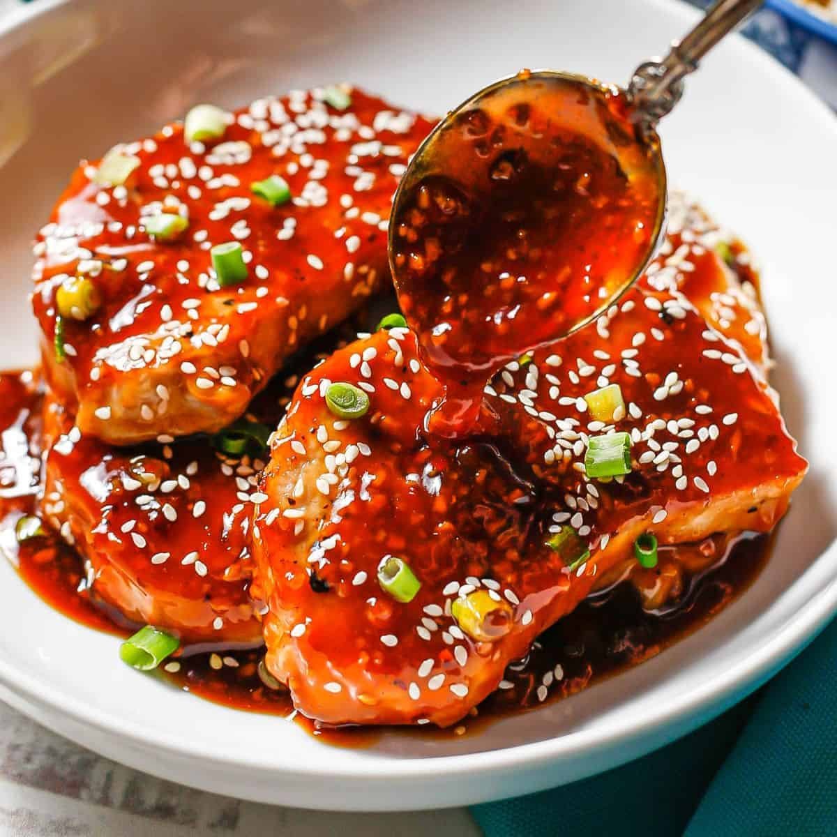 Honey Garlic Pork Chops - Family Food on the Table