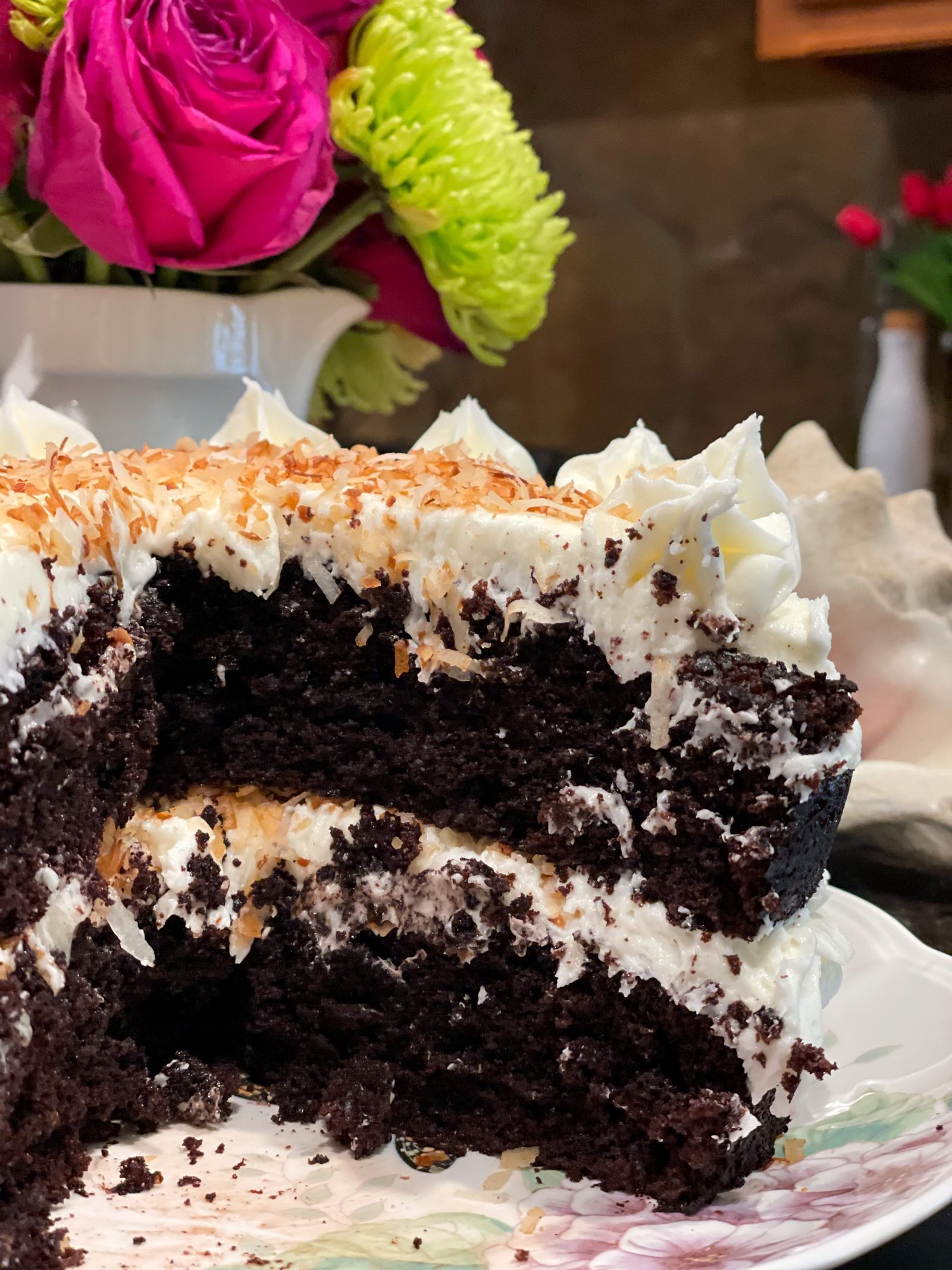 Chocolate Coconut Cake