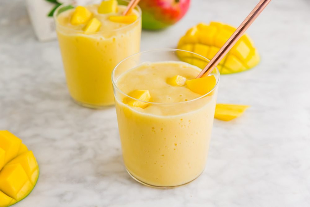Tropical Mango-Coconutmilk Smoothie Recipe - Good For You Gluten Free