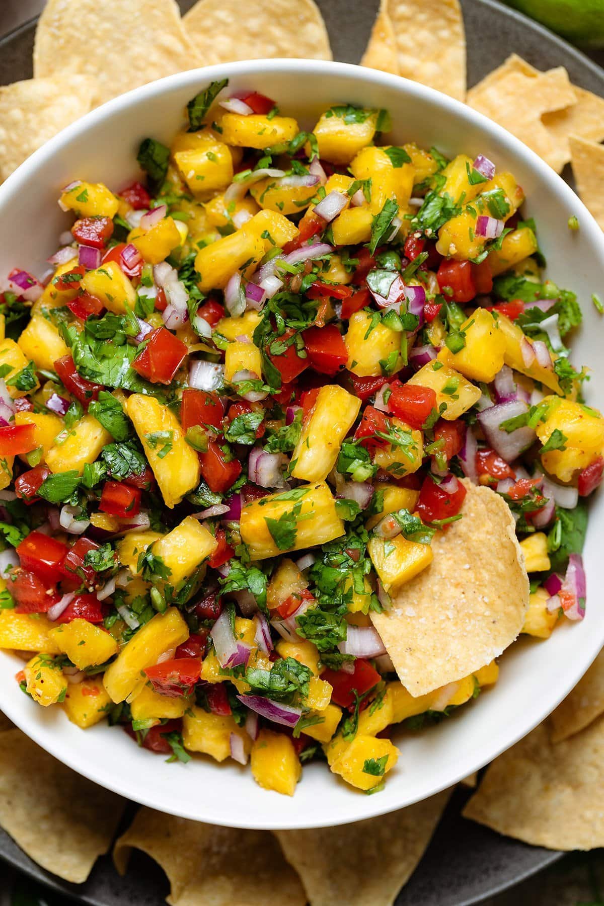 Pineapple Pico de Gallo - The Healthful Ideas