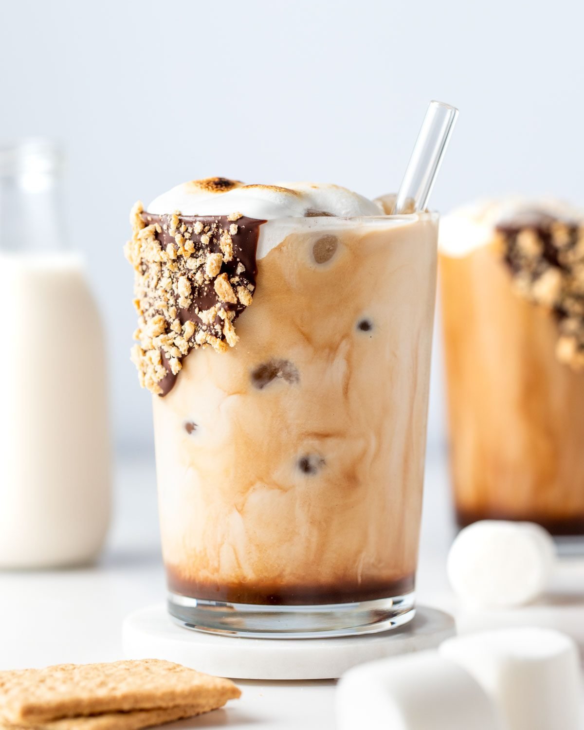 S'mores Iced Latte