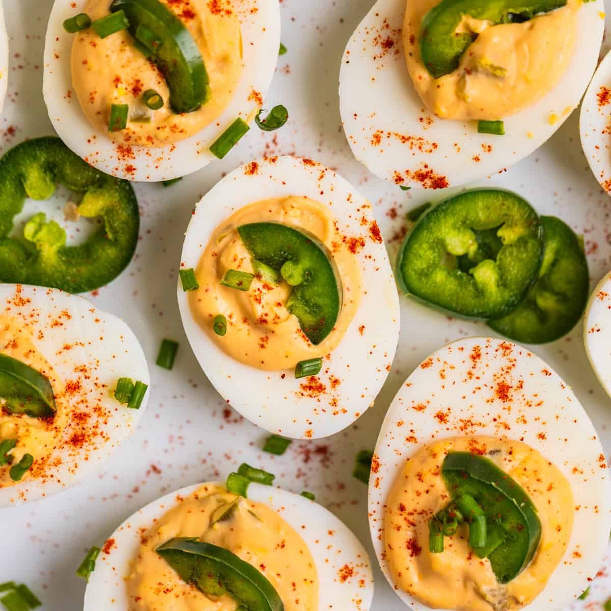 Spicy Deviled Eggs