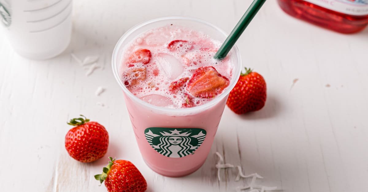 Starbucks Pink Drink Recipe with White Cran-Strawberry Juice