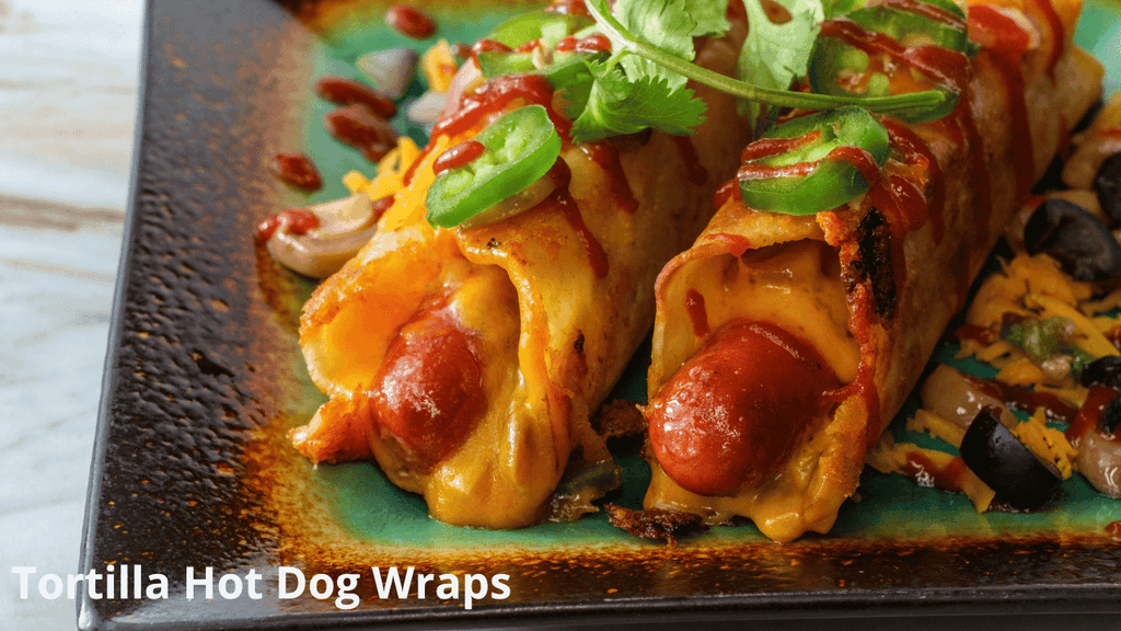 Tortilla Hot Dog Wraps
