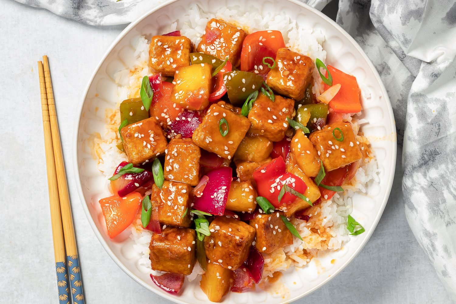 Sweet and Sour Tofu