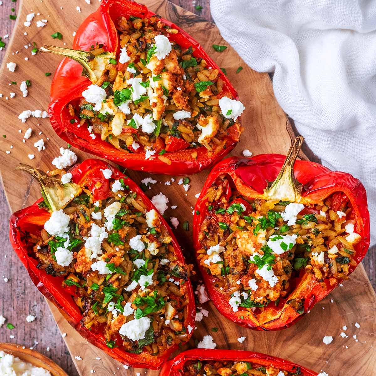 Air Fryer Stuffed Peppers