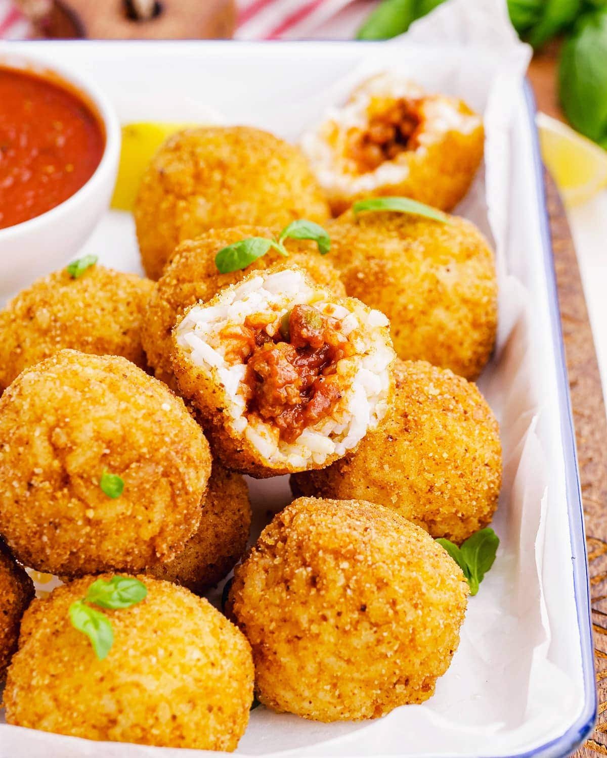 Italian Rice Balls Recipe (Arancini Recipe)