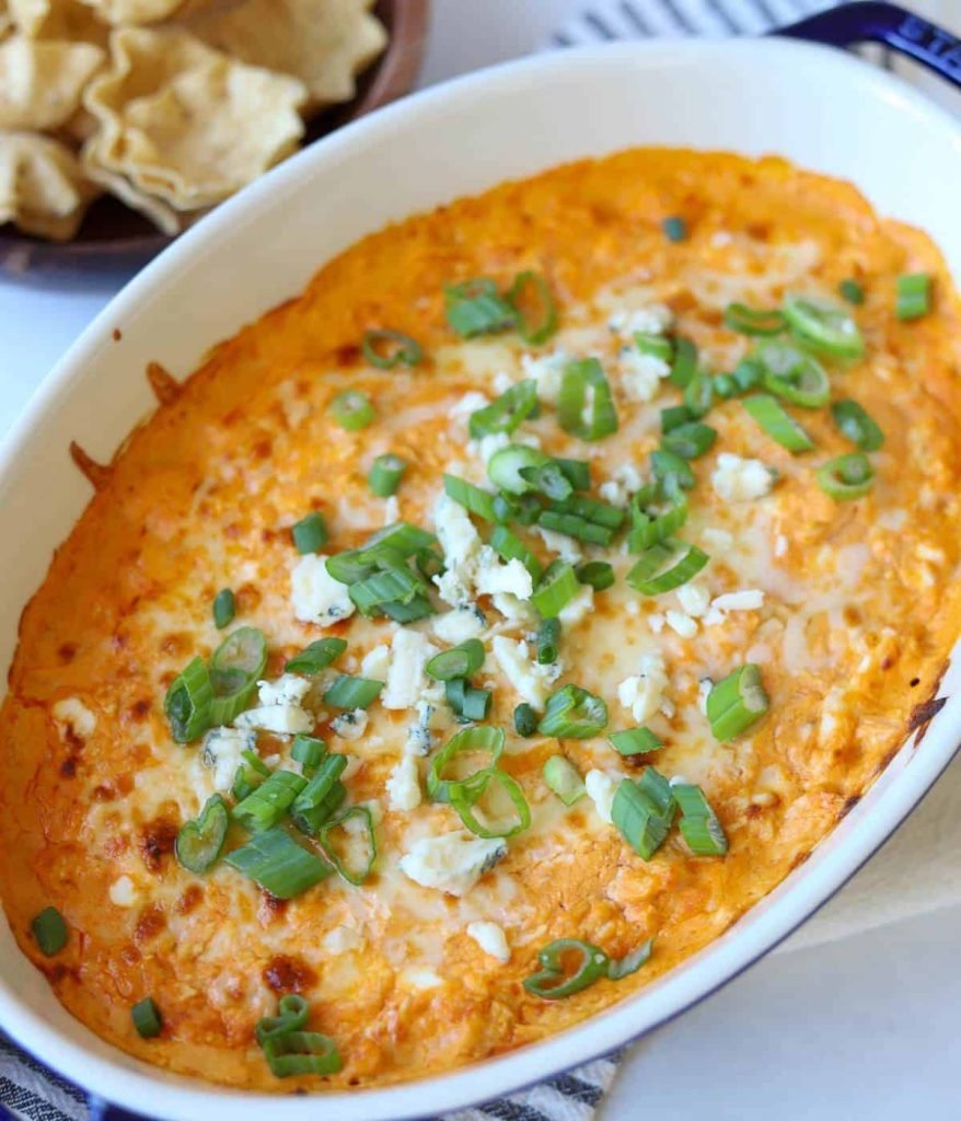 High Protein Buffalo Chicken Dip