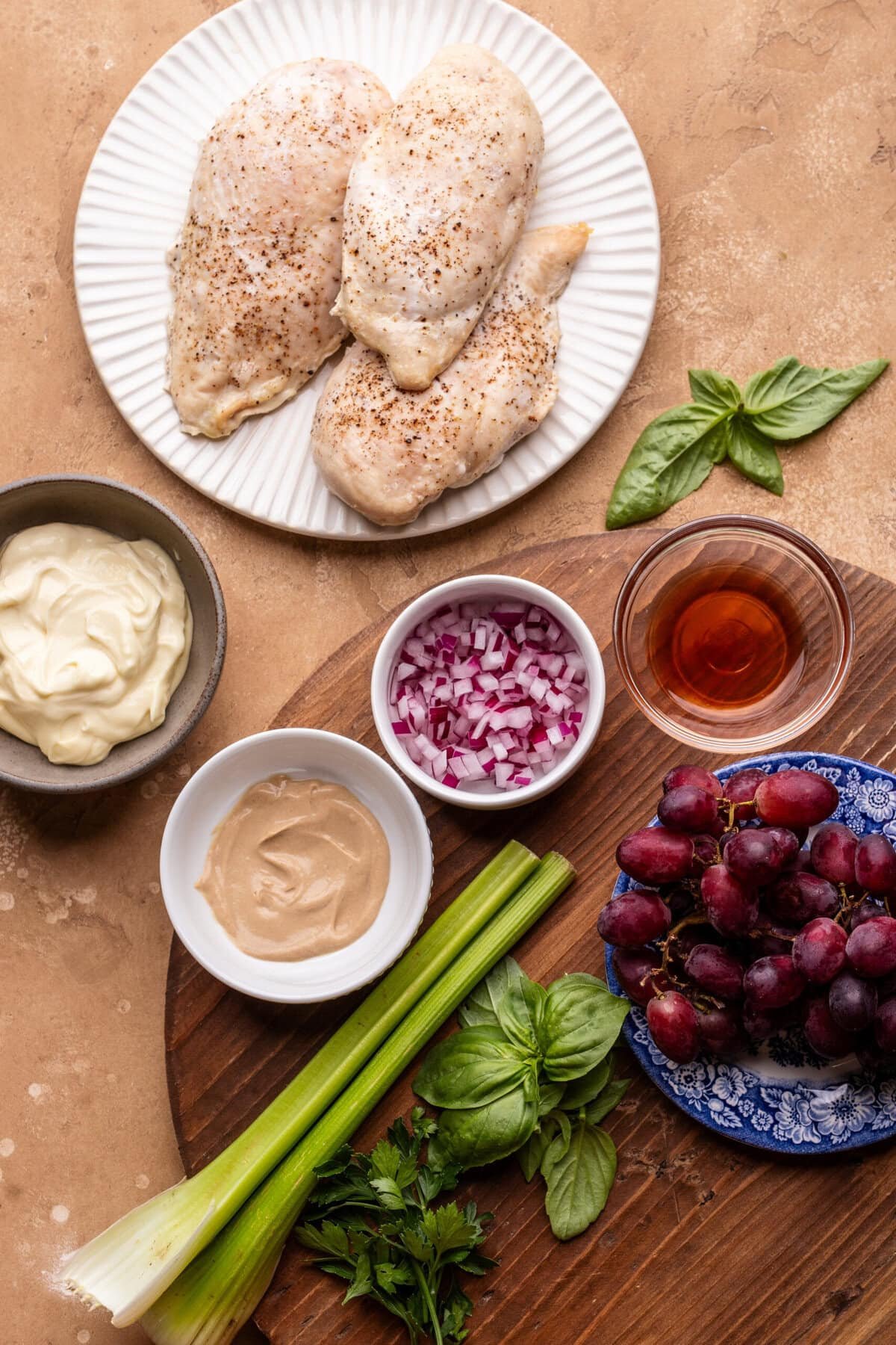 Chicken Salad with Grapes & Fresh Herbs – A Simple Palate