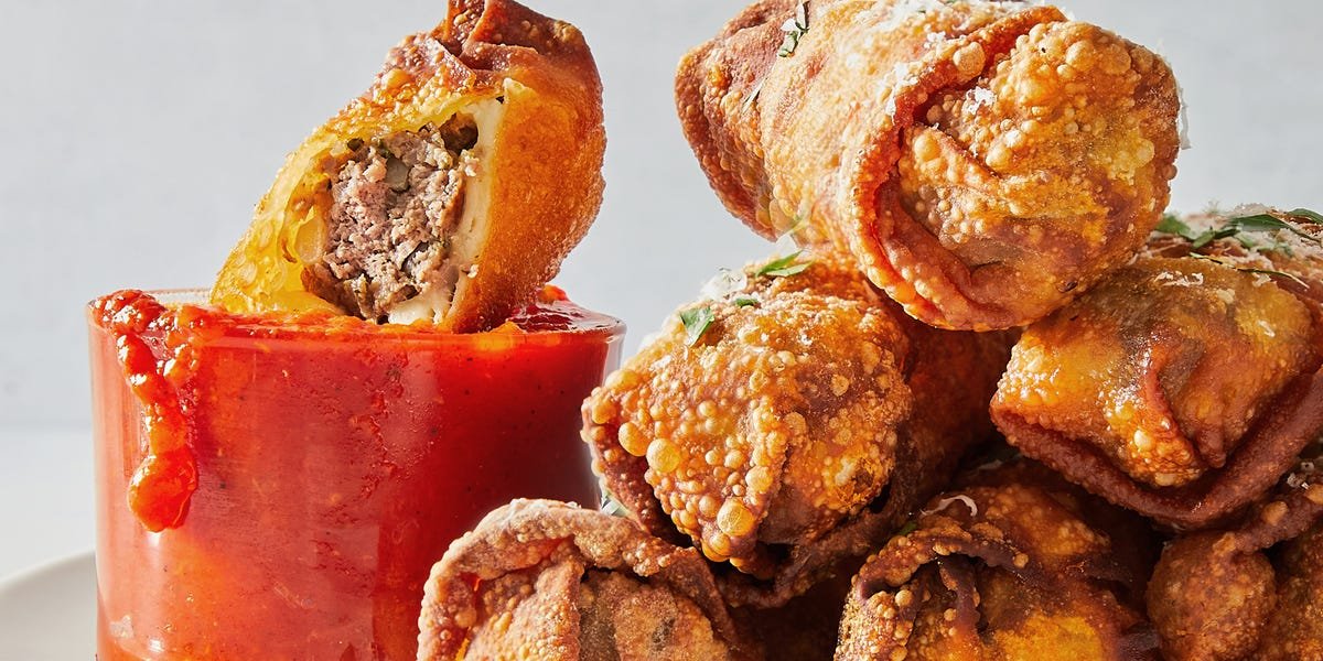 Best Meatball Sub Egg Rolls Recipe - How To Make Meatball Sub Egg Rolls