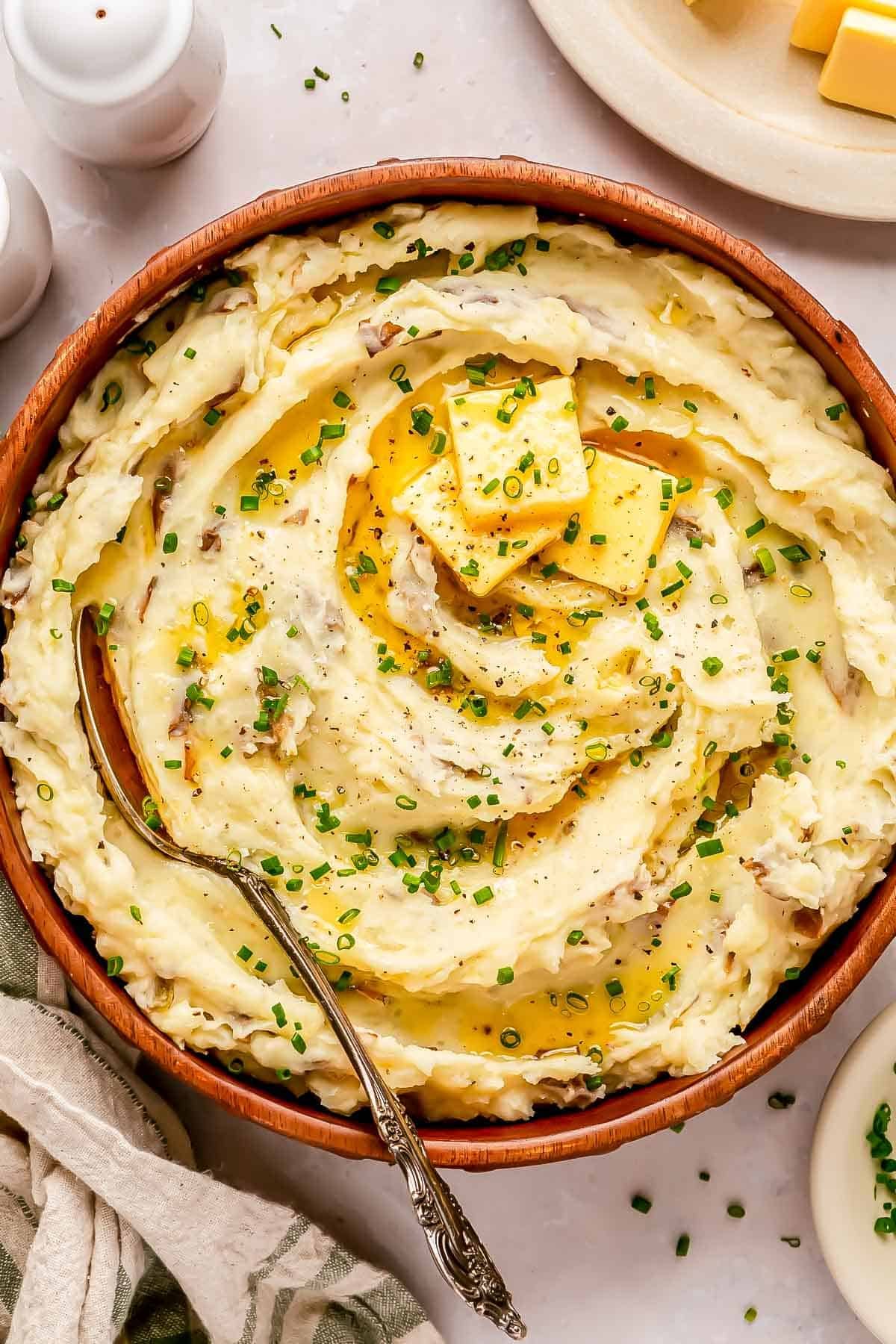 Garlic Mashed Potatoes | Table for Two® by Julie Chiou