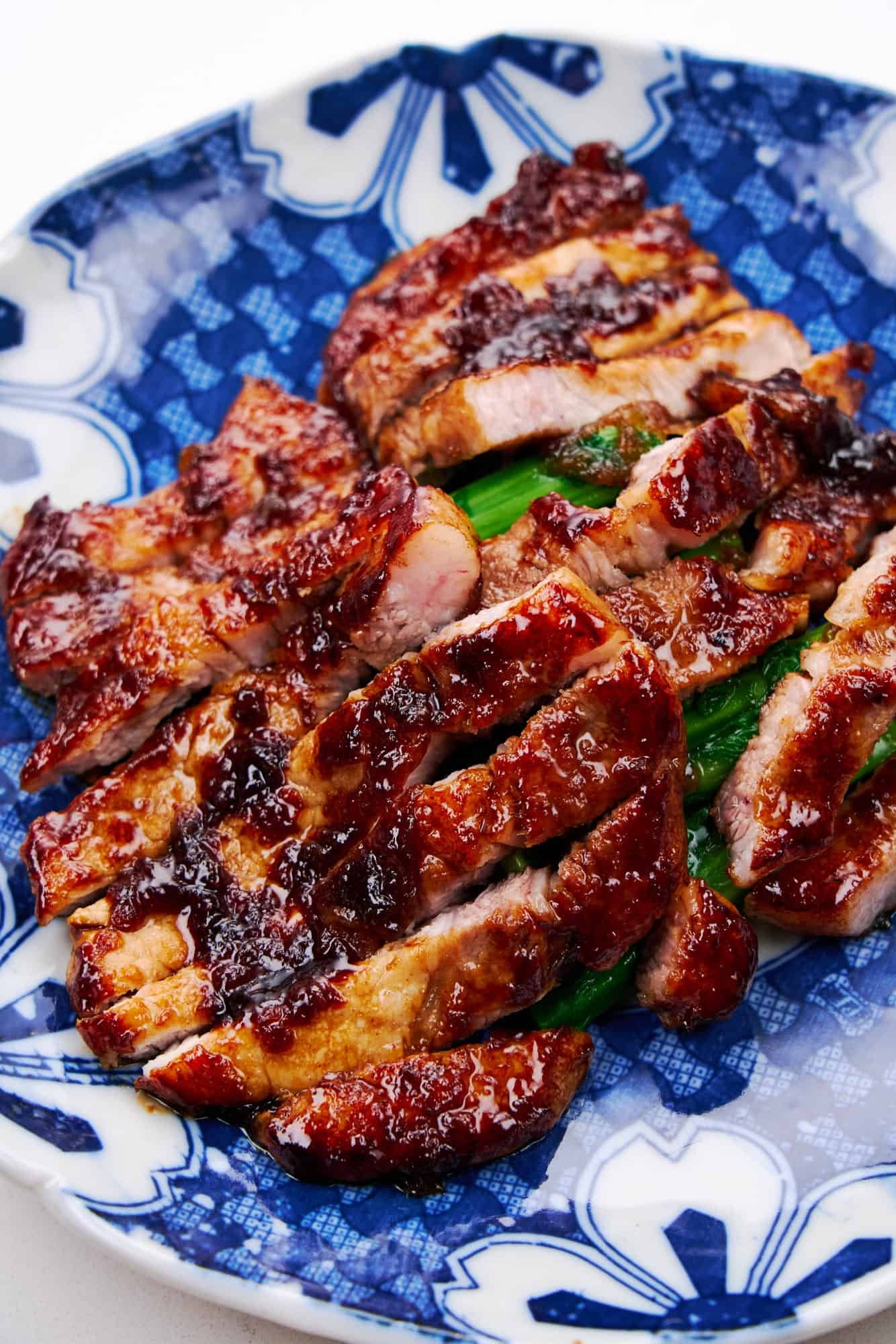 Five Spice Glazed Pork Chops