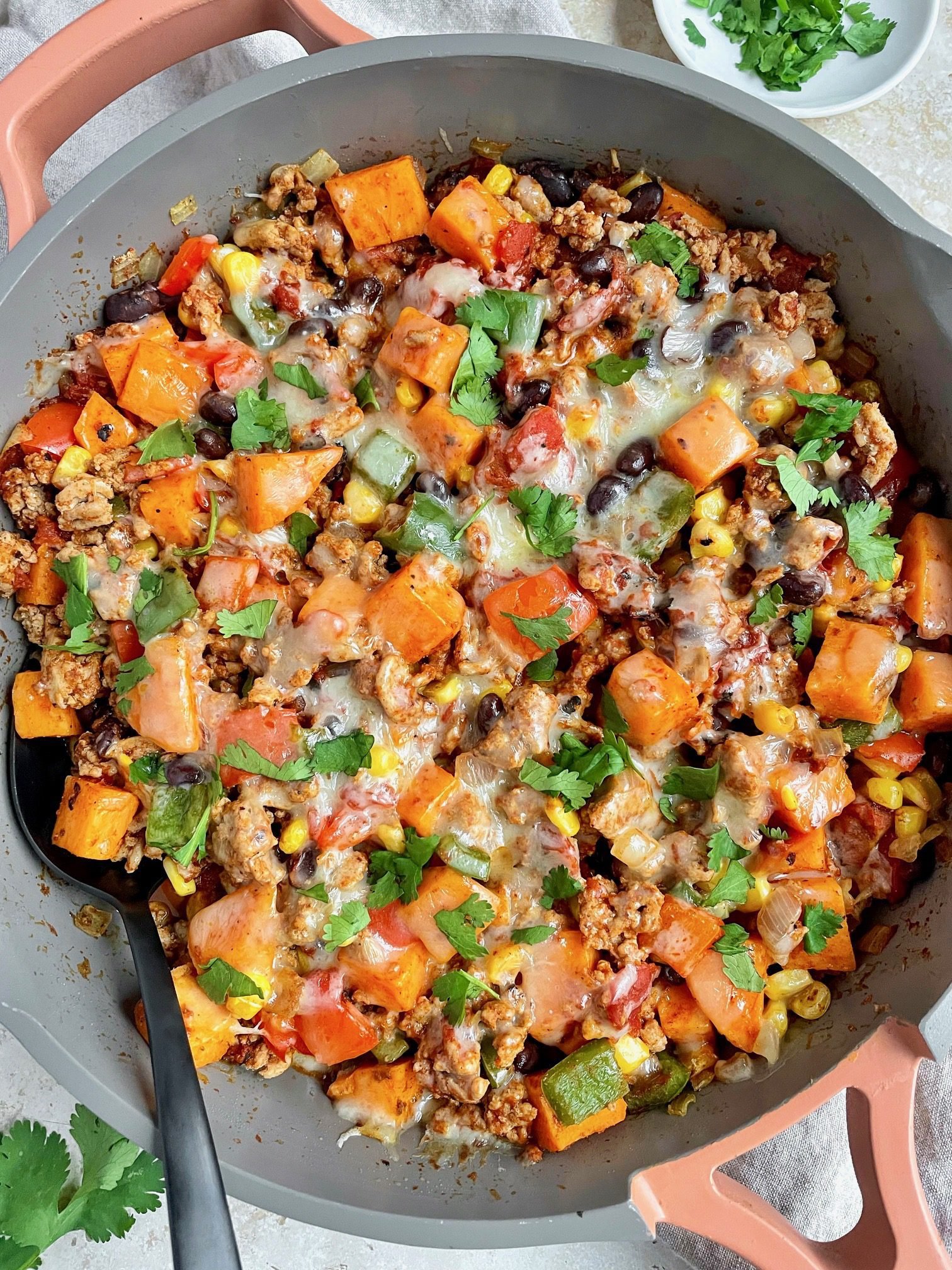 Ground Turkey Sweet Potato Skillet