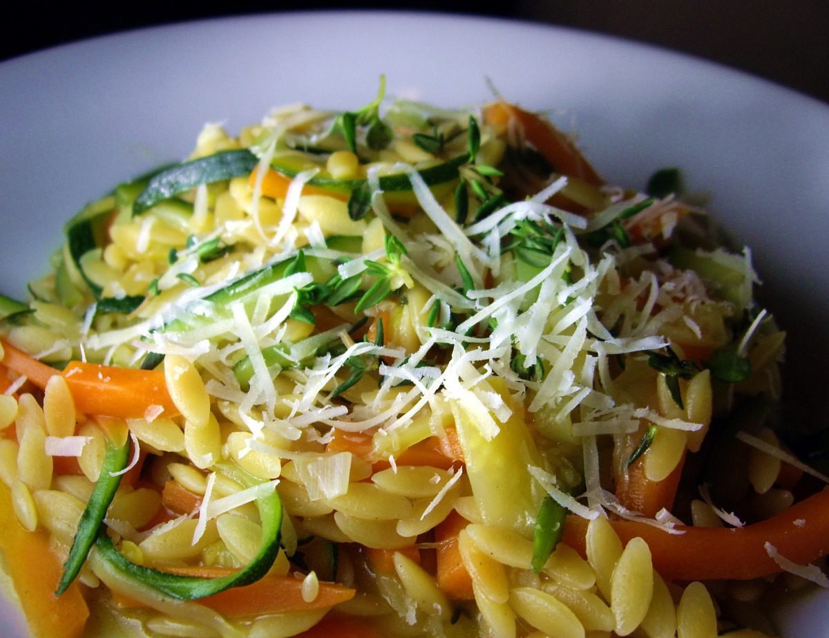 Lemon Orzo Primavera