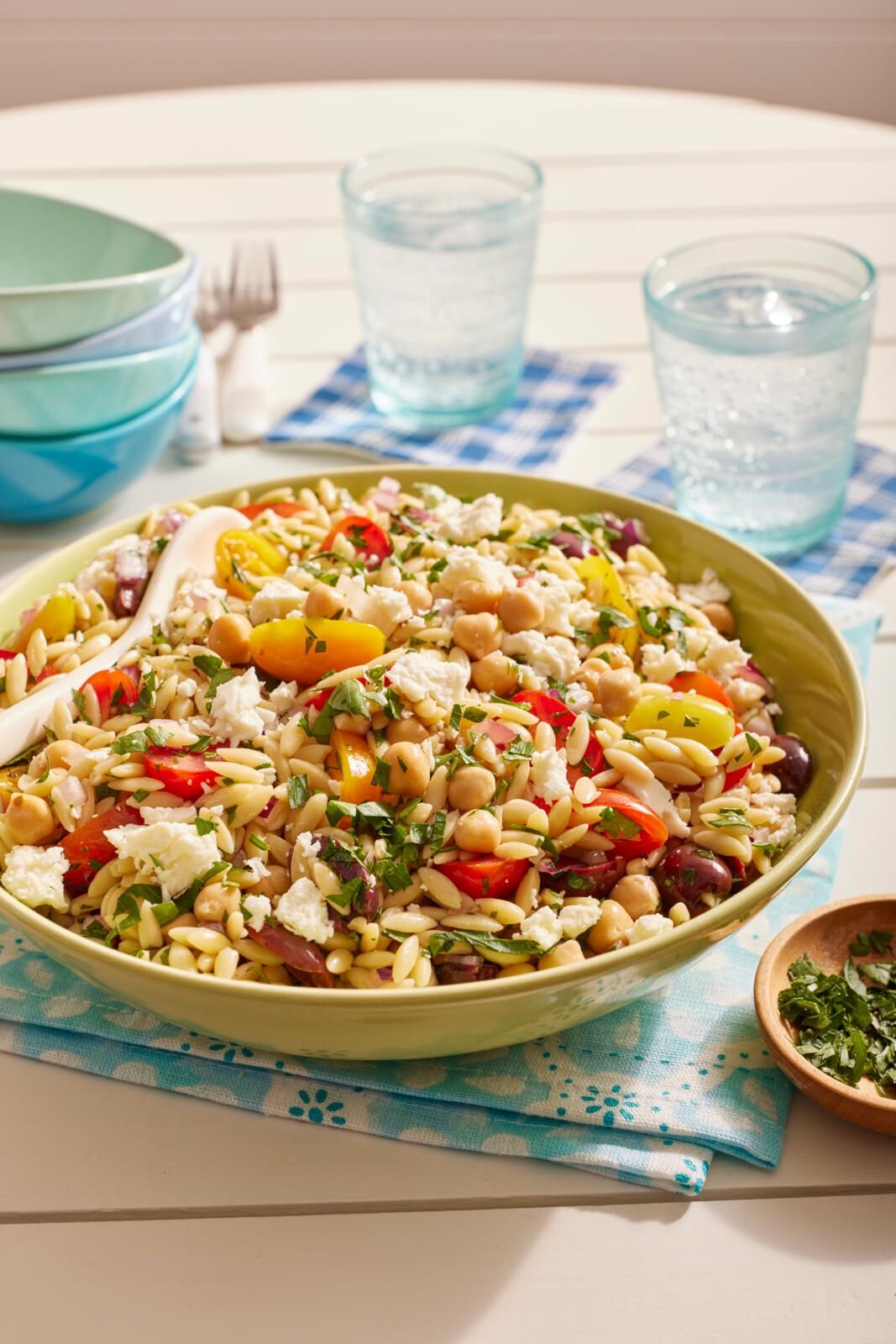 Mediterranean Orzo Salad Recipe - How to Make Mediterranean Orzo Salad