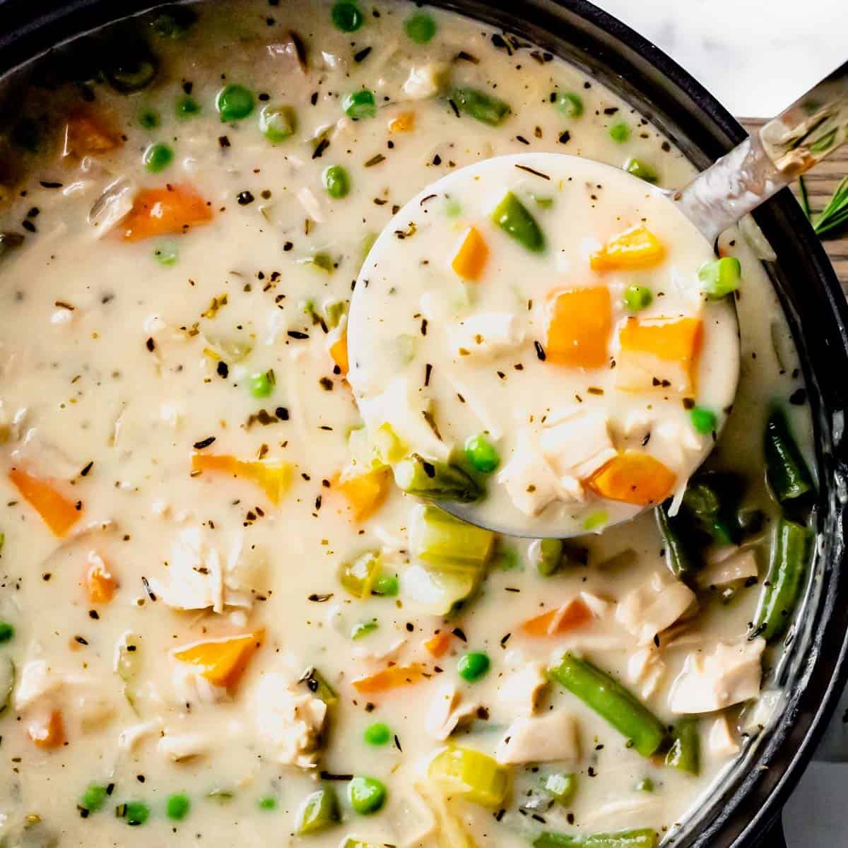 Turkey Pot Pie Soup Recipe