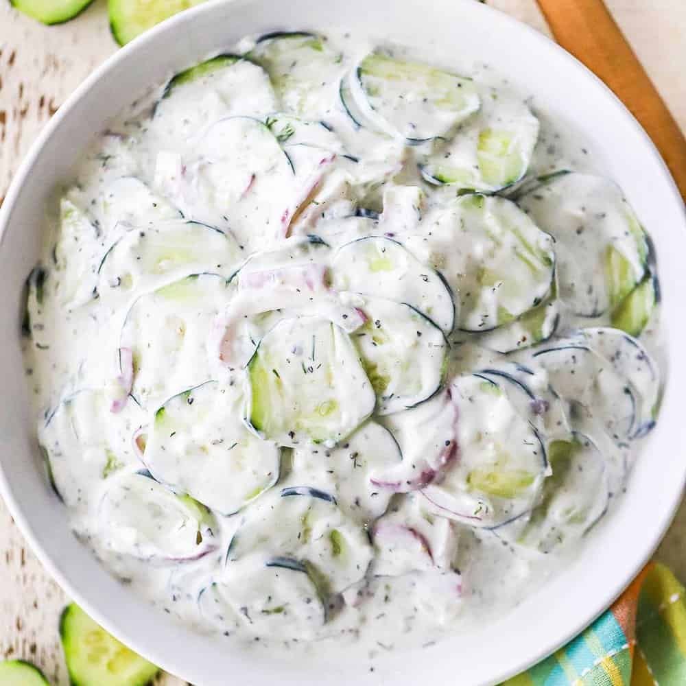 Tzatziki Cucumber Salad