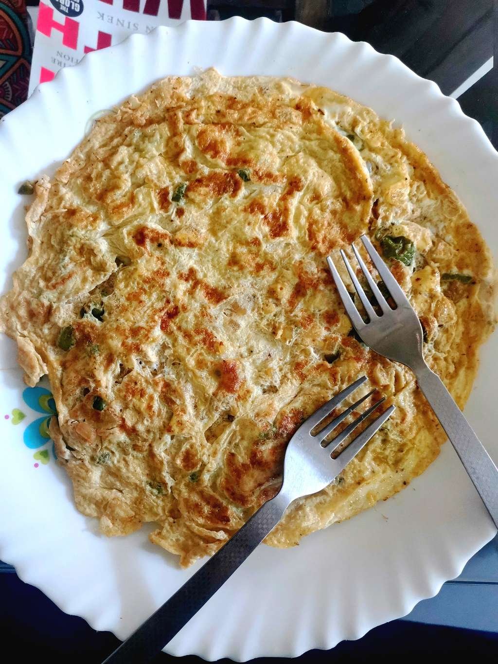 Paneer Egg Omelette