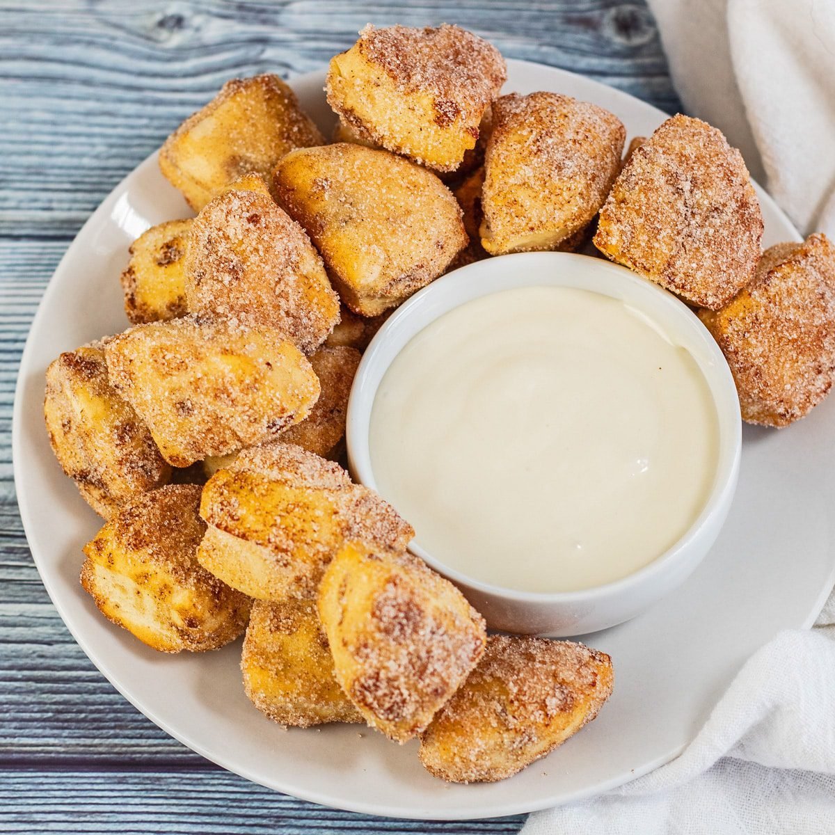Air Fryer Cinnamon Roll Bites