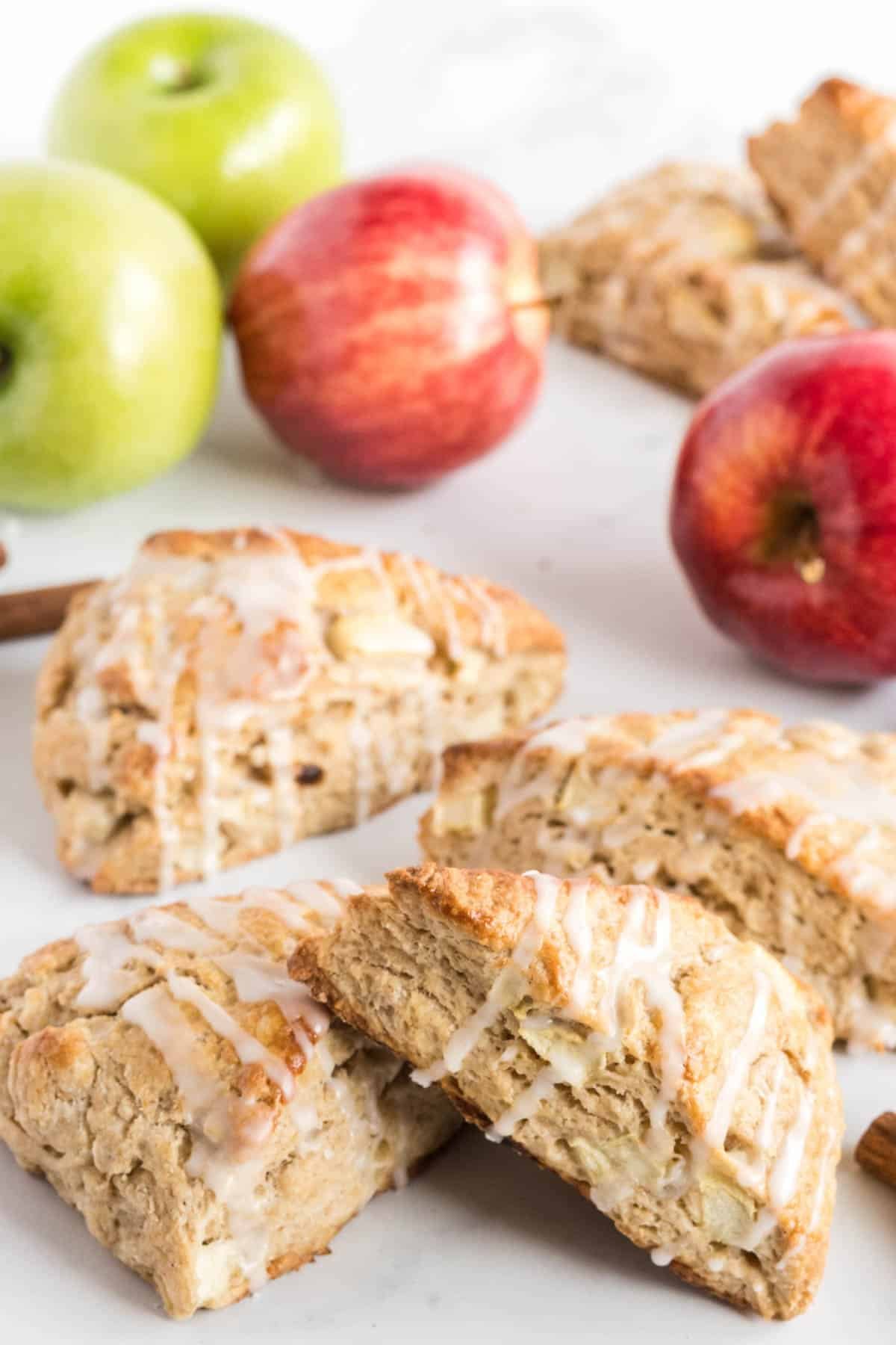 Apple Cinnamon Scones - Kylee Cooks