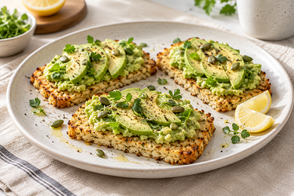 Avocado Cauliflower Toast