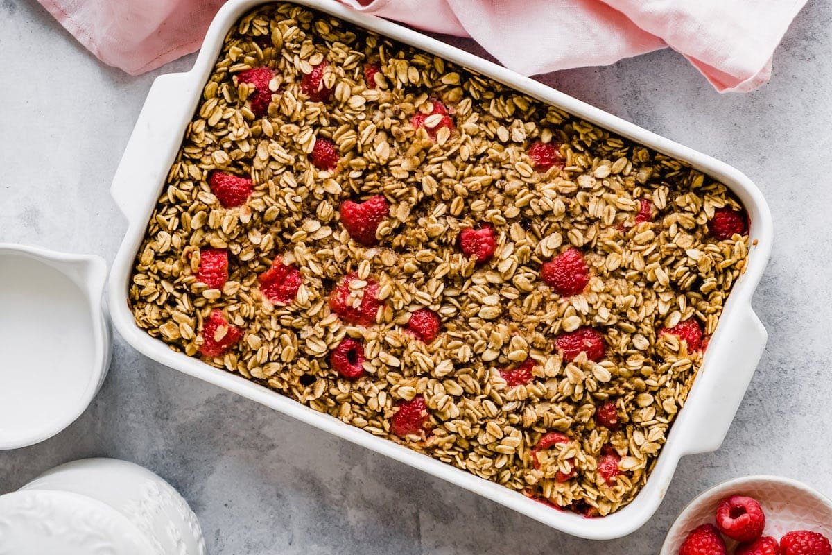 Raspberry Baked Oatmeal