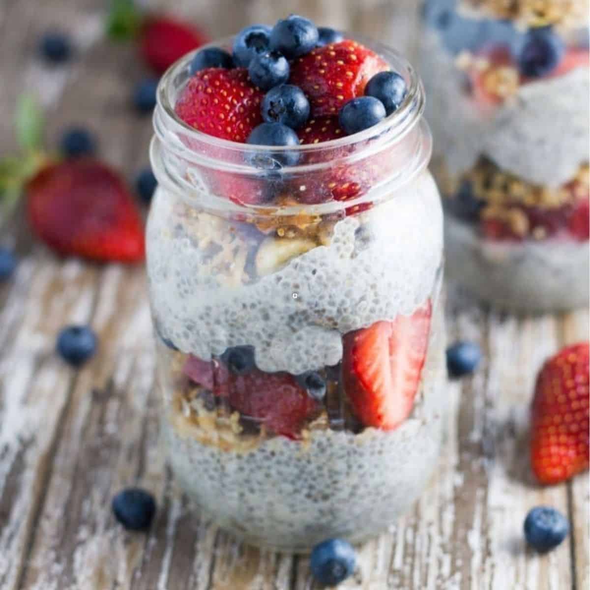 Chia Breakfast Parfait with Gluten-Free Granola - Becomingness