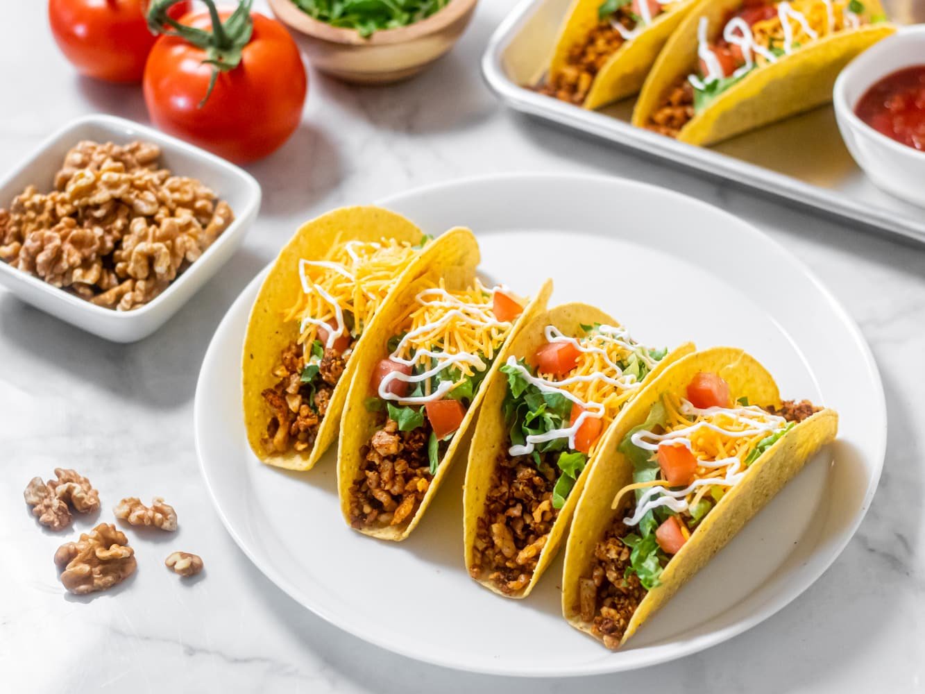 Classic Family Taco Night Walnut Tacos